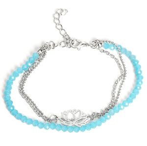 A LOTUS Like This - Blue- Bracelet